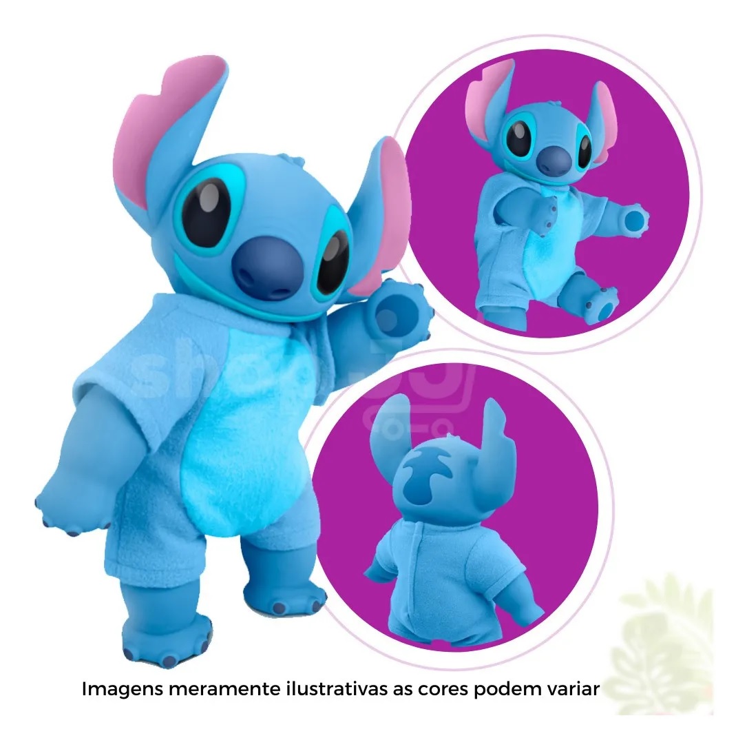 BONECO STITCH BABY COLEÇÃO AMOR DE FILHOTE - 5175 ROMA-Loja de