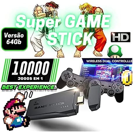 VÍDEO GAME STICK LITE 4K HD 10.000 JOGOS – Shop Mix Tecnologia